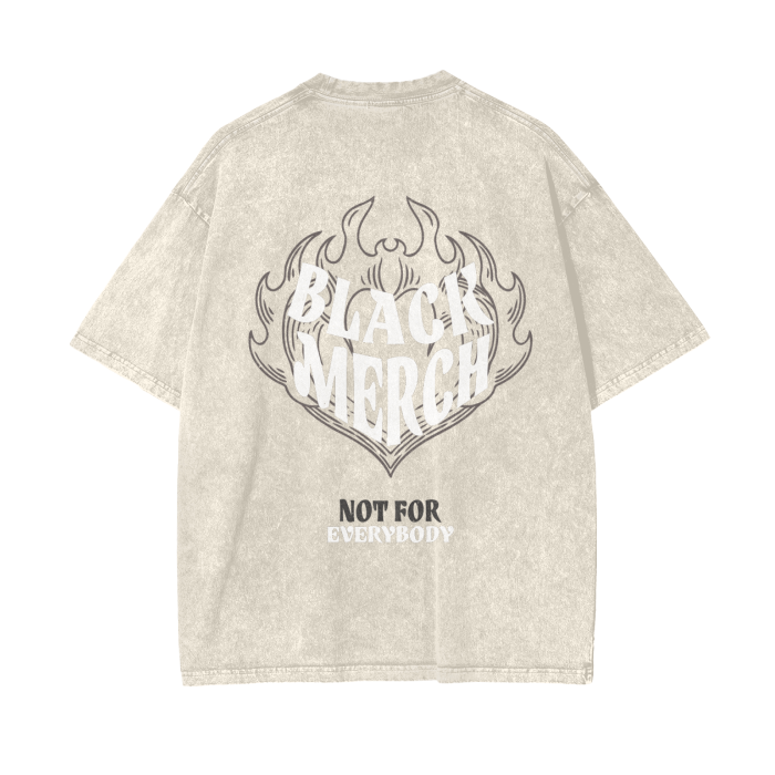 Acid Wash Oversize T-Shirt - 250 GSM